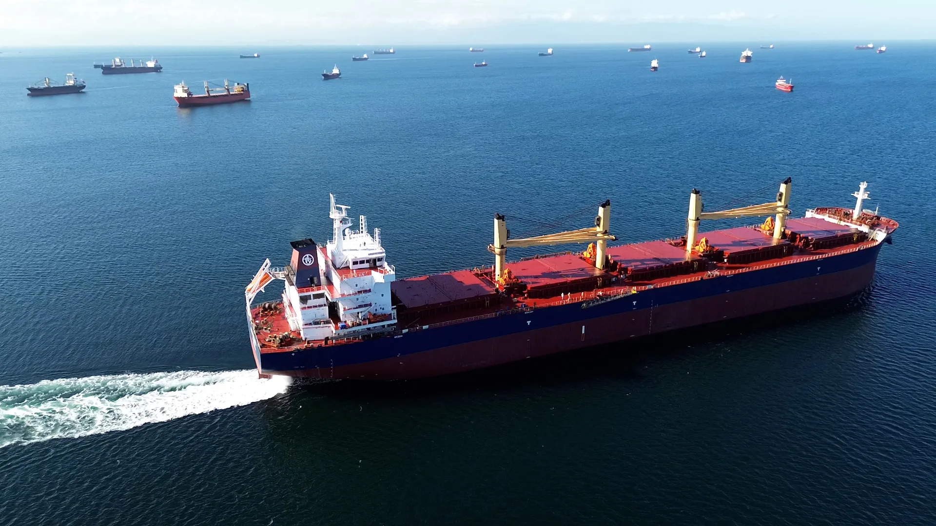 M/V KIRAN ISTANBUL at sea